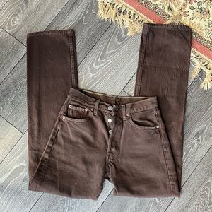 Brown 501 Levis